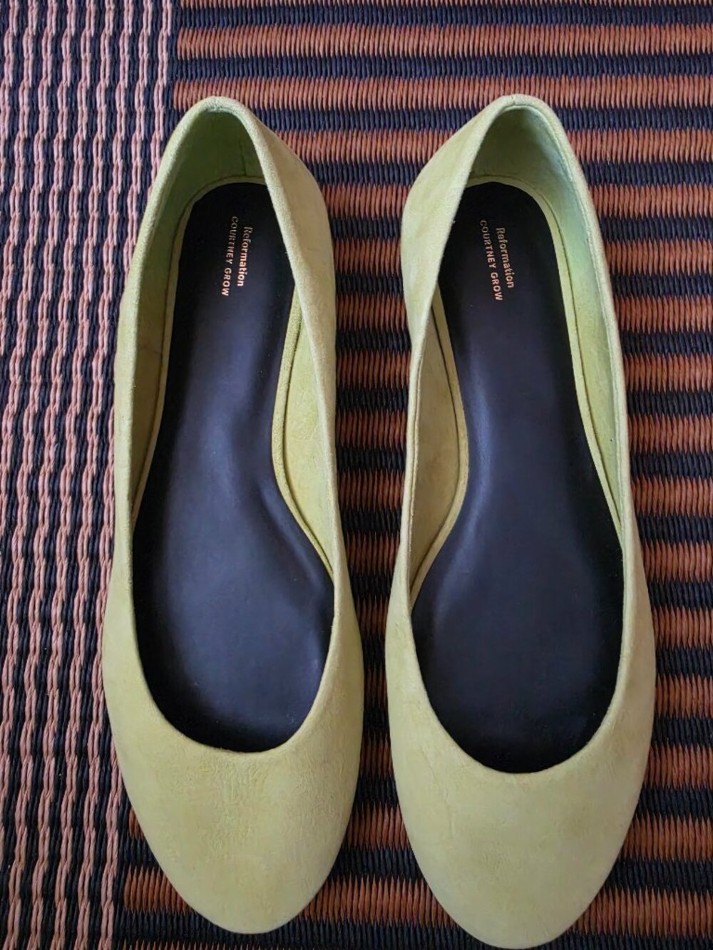 NWOT Reformation Charlie Taye Ballet Flat Size 8